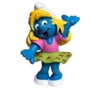NWOT PEYO Figurine, Hawaïen Smurfette / Schtroumpfette Hawaïenne, Kids